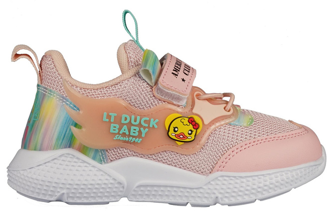 American Club BBD-22 pink and gray children's sports shoes, size 25-30