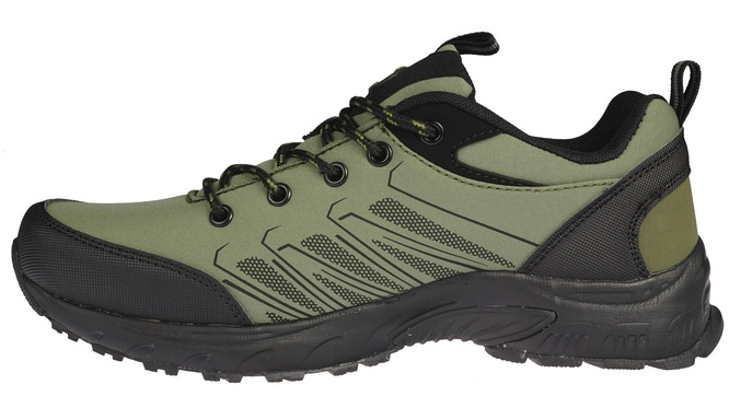 Buty sportowe męskie American Club MWT-252 khaki i czarne rozm.41-46