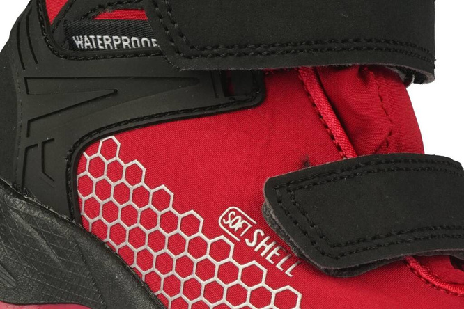 Children's winter shoes American Club AHL-33 blue or red size 22-26