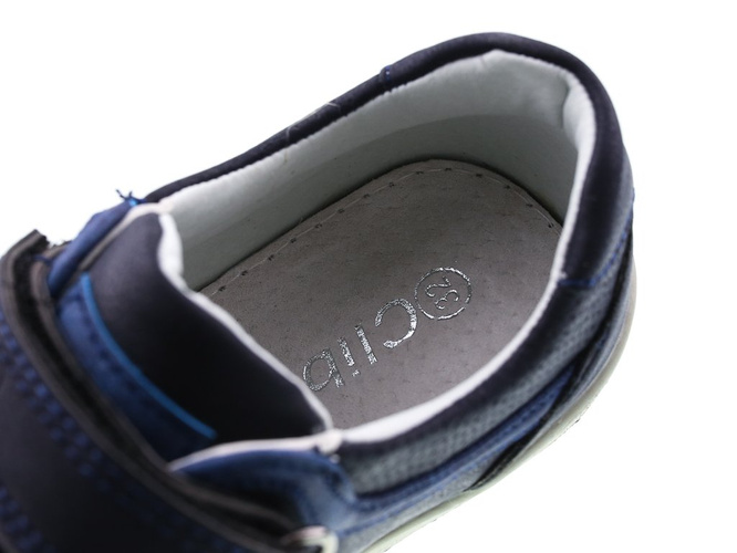 Children's shoes Clibee CP-177DBU navy blue size 32-37