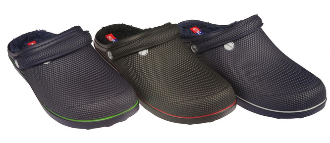 Men's Sunlanse MH369-LA pool flip-flops black and navy blue size 42-47