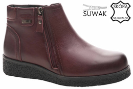 Buty zimowe damskie Sergio Leone DBT25348-SBO bordowe rozm.36-40