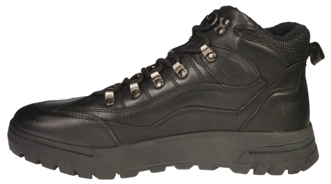 Buty zimowe męskie American Club MCY-163 czarne i beżowe rozm.41-45