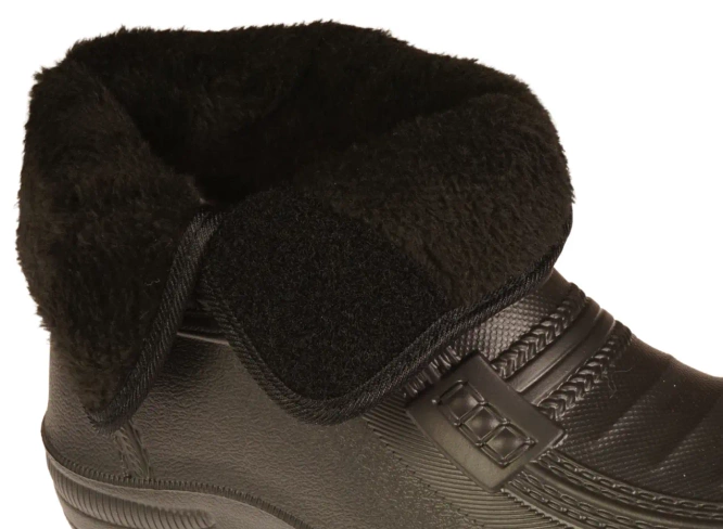 Women’s snow boots **Minke D7861-7** black, navy, and grey, sizes **37–42**