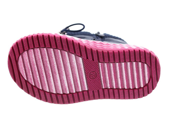 Children's snow boots Clibee AH706-1BU navy blue size 22-27