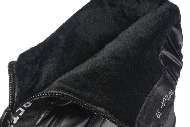 Women's snow boots Goodin DHF264BL black size 36-41