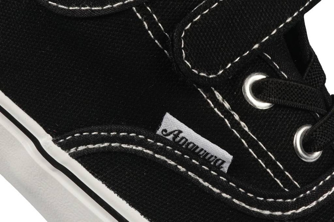 Children's sneakers Apawwa CRC361BL black, size 32-37