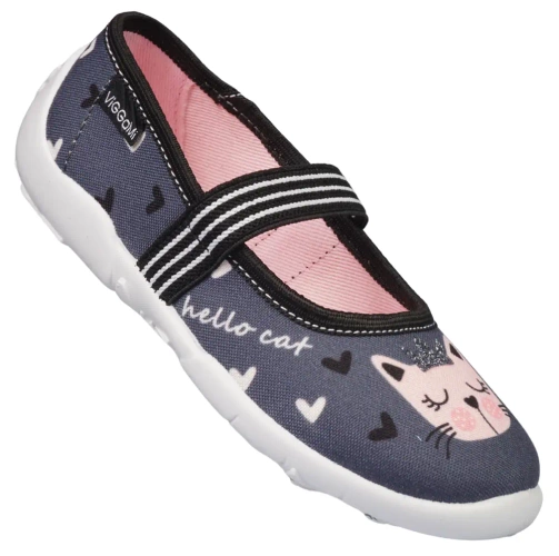 Viggami FELICJA Children’s Sneakers – Denim, Sizes 26–33