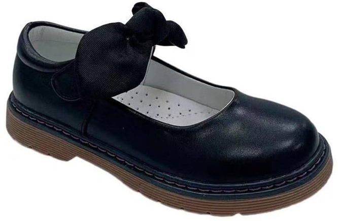 Półbuty dziewczęce Clibee BD150BLPU czarne rozm.26-31