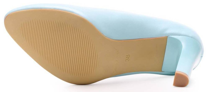 Pumps for women Sergio Leone D1457JNI light blue, size 36-41