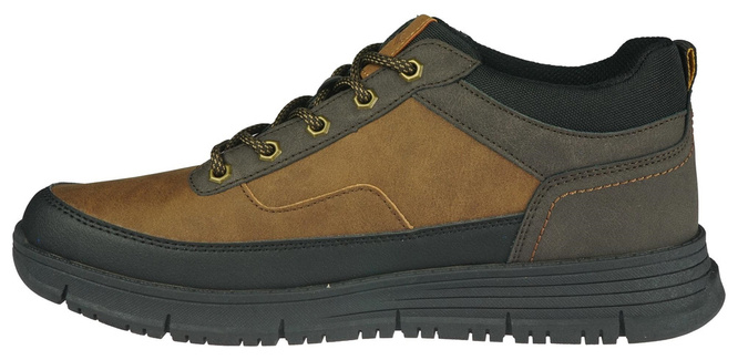 American Club MRH-116 men's winter shoes, brown and black, sizes 41-46
