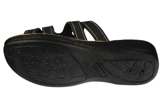 Women's Turkish slippers Fatex DF2308 black size 36-40