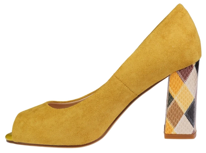 Pumps for women Sergio Leone DPB135ZOMI mustard size 36-40