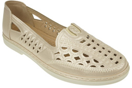 Półbuty damskie Yaliluo DH6-10GO złote rozm.36-41