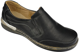 Półbuty damskie Chun Sen D9528-1BL czarne rozm.36-41