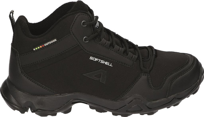 American Club DWT-64 youth trekking shoes, black and navy blue, size 36-41