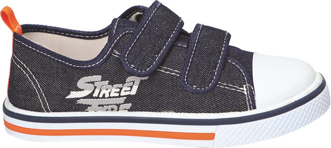 American Club CTEN-114 children's sneakers, black and navy blue, sizes 31-35