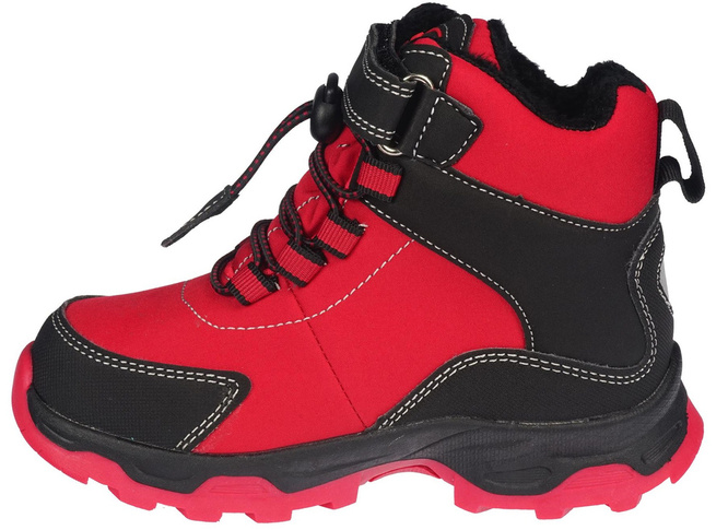 Buty zimowe dziecięce American Club BRL-91 niebieskie i czerwone rozm.25-30