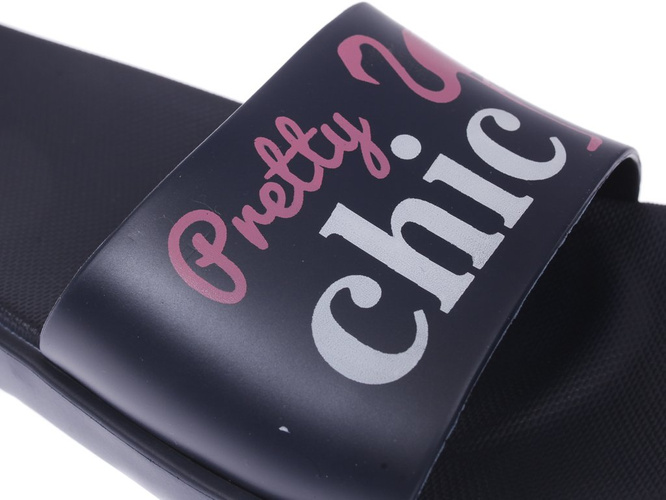 Klapki basenowe damskie Atletico DE7172-A03NABL granatowe i czarne rozm.36-41