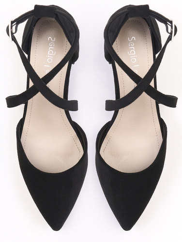 Sandały damskie Sergio Leone DSK830CZMI czarne rozm.36-40