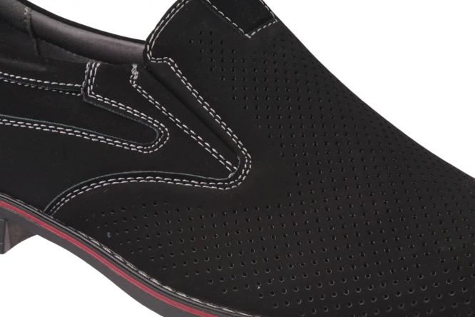 Półbuty męskie Meideli MU63300-1BL czarne rozm.40-45