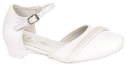 Girls' shoes American Club CKOM-41 white, size 33-38