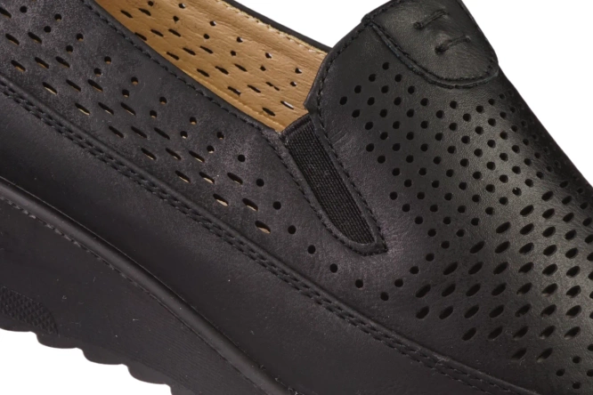 Półbuty damskie Meideli D8604-1BL czarne rozm.36-42