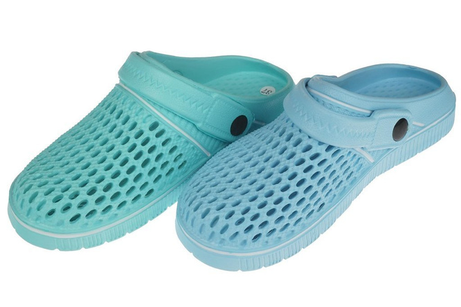 Women's pool slippers LaNo DKL-3-0211-B blue or turquoise size 36-41