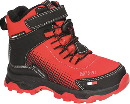 Children's winter shoes American Club BRL-91 blue and red, size 25-30