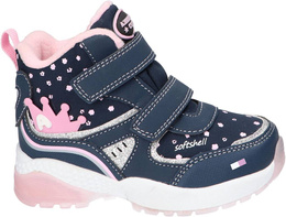 American Club BRL-132 children's winter shoes, gray and navy blue, sizes 25-29