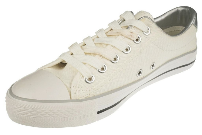 Tenisówki damskie Collection Paris DDD8242-2WH białe rozm.36-41