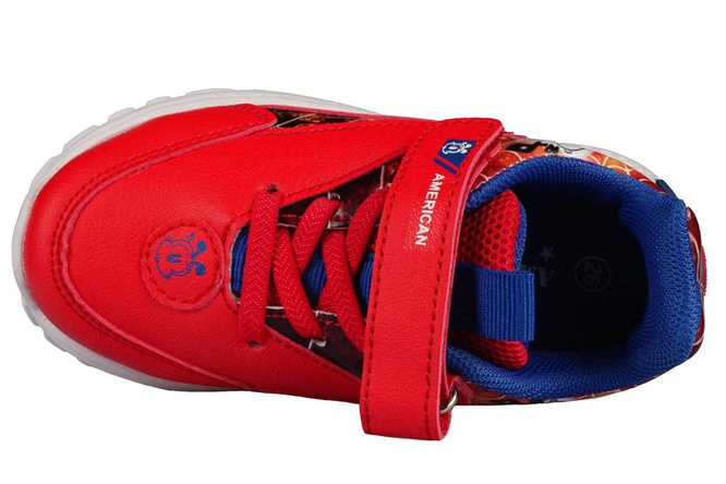 Buty sportowe dziecięce American Club ABD-07 czerwone i granatowe rozm.22-26