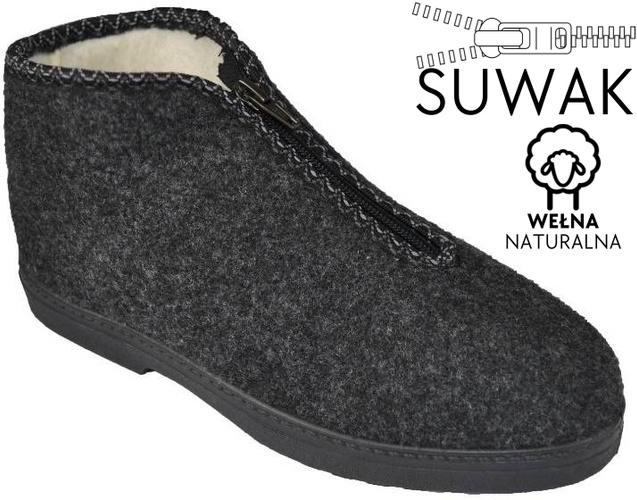 Women's slippers Skarpol DBAMBOSZ012 gray size 37-41