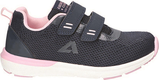 American Club CHL-118 children's sports shoes, navy blue and gray, sizes 32-36