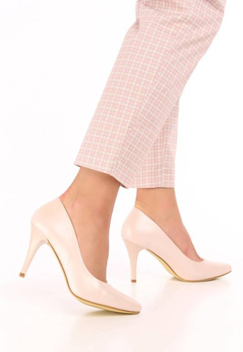 Women's high heels Sergio Leone D1399JROPE light pink size 36-41