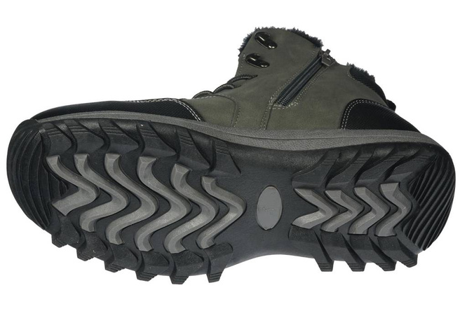 Men's winter shoes Le Scarpe MA8036-5GY gray size 41-46