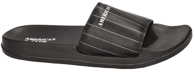 Klapki basenowe męskie American Club MNH-87 czarne i granatowe rozm.41-45