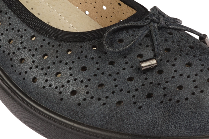 Półbuty damskie Le Scarpe DA7423-1 czarne rozm.36-41