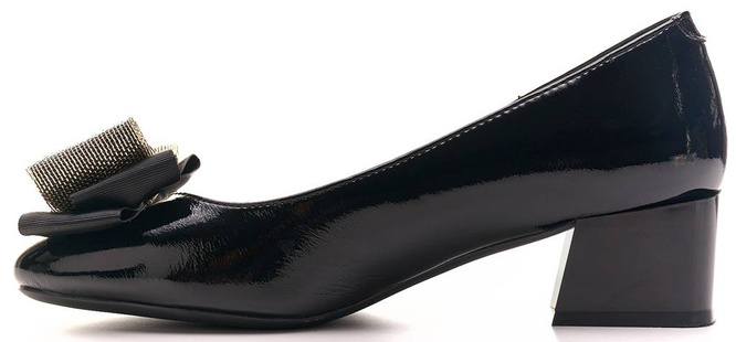 Półbuty damskie Sergio Leone DPB120CZ czarne rozm.36-41