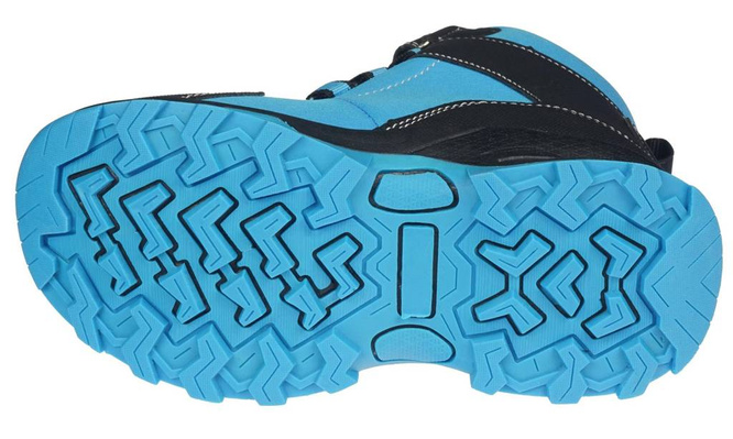 Children's winter shoes American Club BRL-91 blue and red, size 25-30