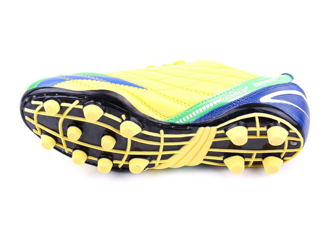 Men's football boots Atletico RXT041-1025, yellow and blue, size 40-43