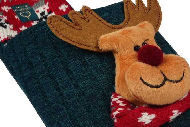 Pantofle tekstylne damskie American Club DSL-11 zielone i granatowe rozm.37-41