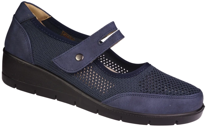 Półbuty damskie Le Scarpe DA7439-14 granatowe rozm.36-41