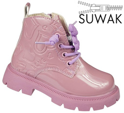 Children's transition shoes Bessky AB2666-3ADKPU pink size 22-27