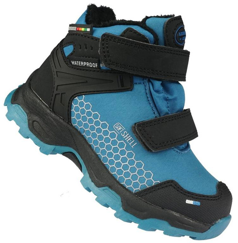 Children's winter shoes American Club AHL-33 blue or red size 22-26