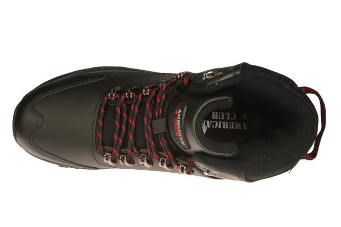 Buty zimowe męskie American Club MTU-05 czarne rozm.41-45