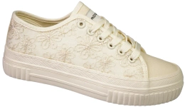 Youth Canvas Shoes Badoxx D7SP-7278-LSBE Beige Size 36–41
