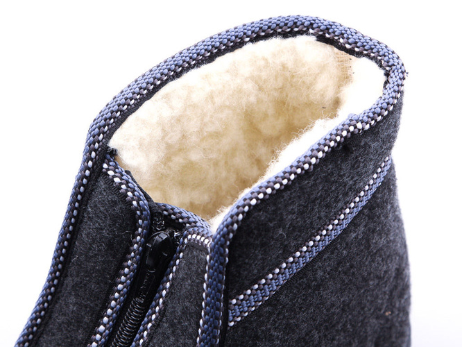 Gray slippers for women Skarpol DTATRZANKAGY, size 37-41