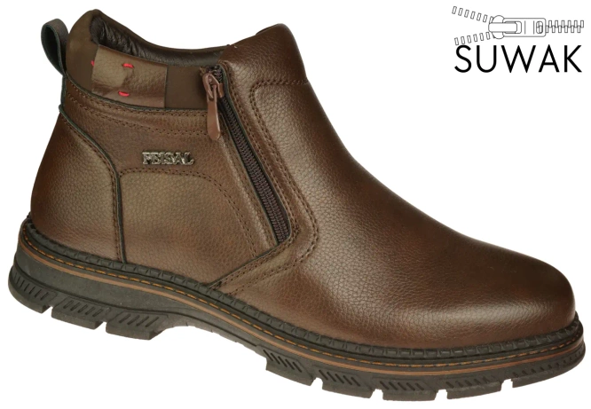 Men’s winter boots Feisal M9901-25BR brown sizes 44–48