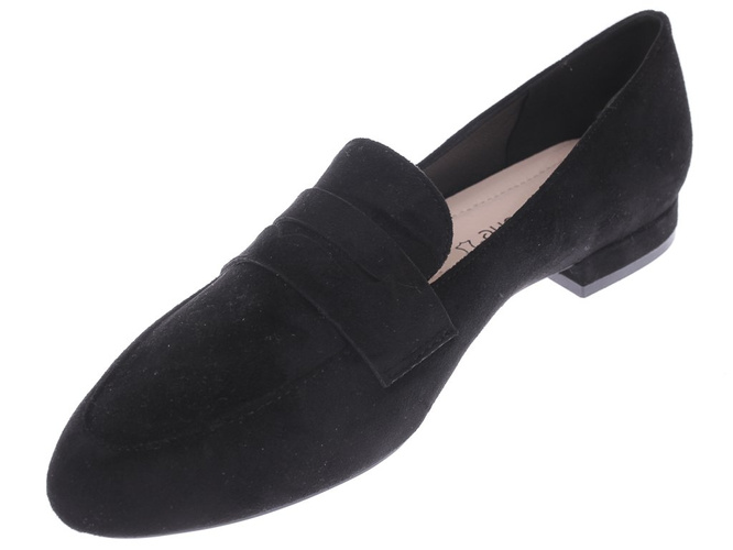 Women's loafers Sergio Leone DMK734BL black size 36-41